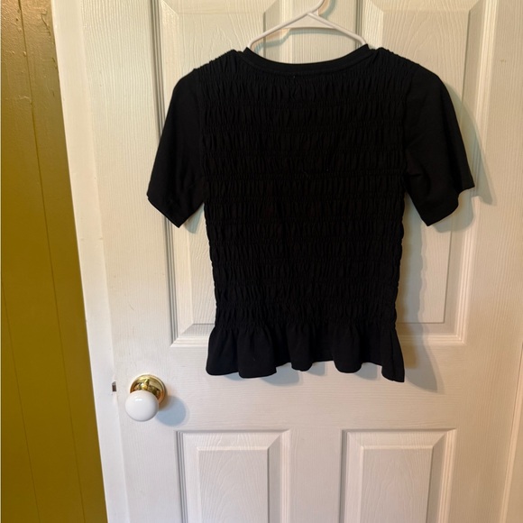 Muse Black Ruffled Top - Picture 6 of 6